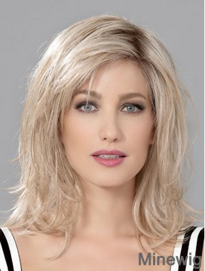 12 inch Wavy Shoulder Length Layered Human Hair Wigs