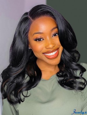 Short Wavy Wigs for Black Women Lace Part Heat Resistant Body Wave Synthetic Wig Mixed Blonde Black Curly Wigs for Africa Americans