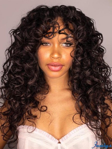 Curly Wig Big Curly Wigs for White Black Women 20 Inch Long Synthetic Hair