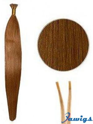 Auburn Straight Stick/I Tip Hair Extensions