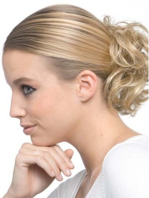 Blonde Hair Wraps Buns