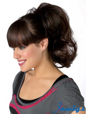 Discount Wavy Brown Ponytails