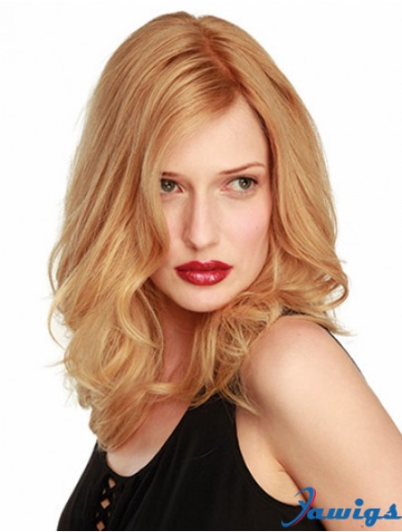  Best Blonde Wavy Shoulder Length Lace Front Wigs 