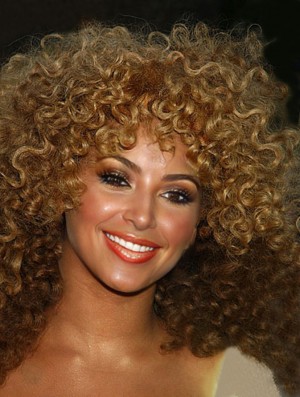 Shoulder Length Curly Layered Capless 14 inch Trendy Beyonce Wigs