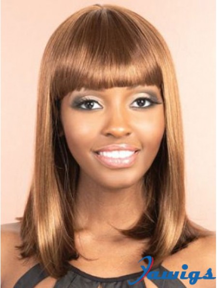 Cheap African Wigs Straight Style Bobs Cut Shoulder Length