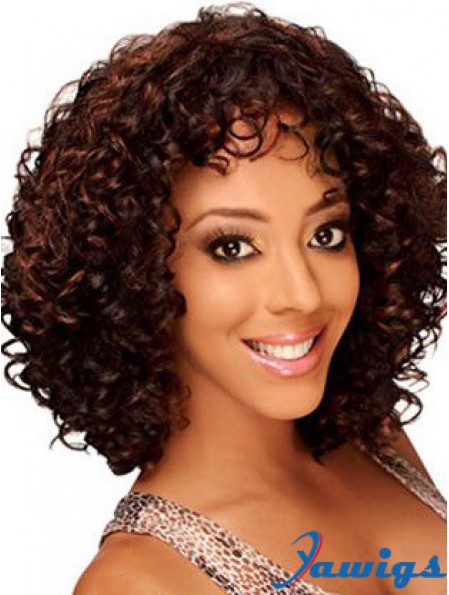 Sleek 12 inch Short Kinky Wigs For Black Women