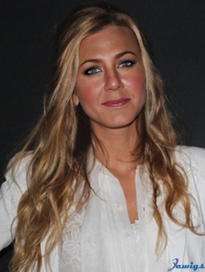 Ideal Blonde Long Wavy 20 inch Without Bangs Celebrity Lace Blake Lively Wigs