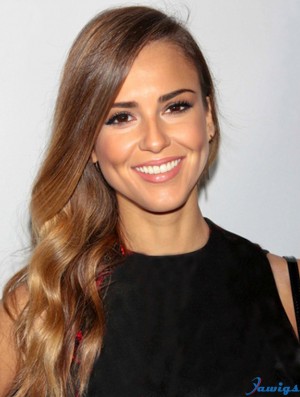 Wavy Lace Front Layered Long Auburn Top Jessica Alba Wigs