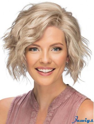 Great Lace Front Short Blonde Curly Affordable Classic Wigs For Women