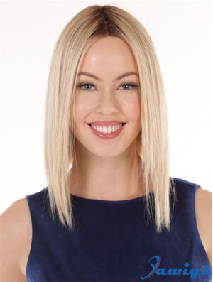 12 inch Shoulder Length Hairstyles Blonde Wavy Bob Wigs