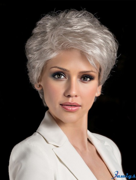 Short Straight Blonde 6 inch Glueless Lace Wigs