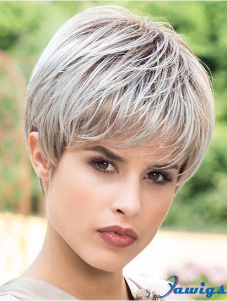 Fashion 6 inch Straight Boycuts Short Wigs