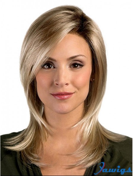 Good Synthetic Wigs UK With Capless Shoulder Length Straight Style