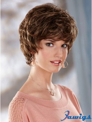 Wavy Brown Online Short Classic Wigs