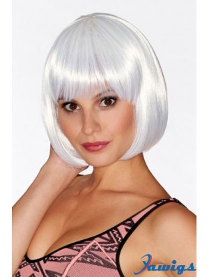 Bobs Straight Chin Length 10 inch Designed Medium Wigs