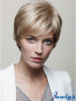 Straight Boycuts 6 inch Fashionable Short Wigs