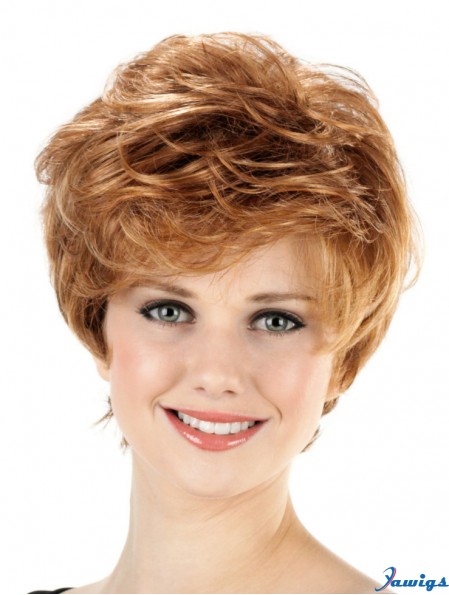 Short Classical Wavy 8 inch Capless Wigs