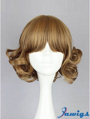 Capless Chin Length Wavy Blonde Amazing Bob Wigs