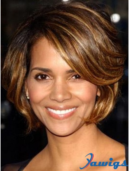 Halle Berry Short Wigs With Full Lace Layered Cut Short Length