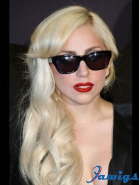 16 inch Good Long Wavy With Bangs Lady Gaga Wigs