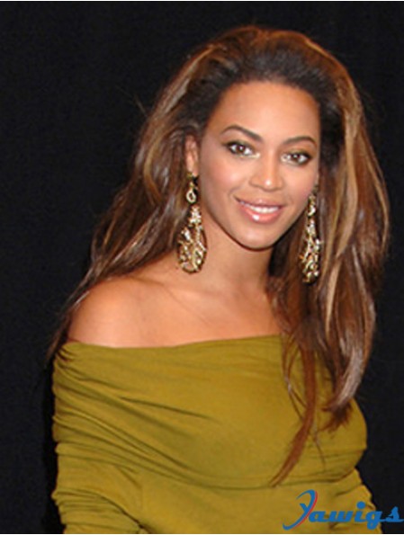 Long Wavy Without Bangs Capless 16 inch No-Fuss Beyonce Wigs