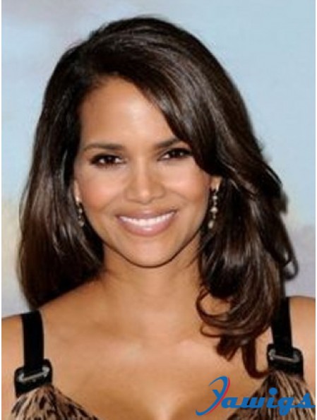 Lace Front Wavy Layered Long Exquisite 16 inch Halle Berry Wigs