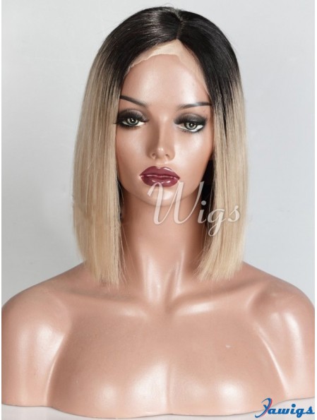 Chin Length Ombre/2 Tone Straight Bobs Incredible African American Wigs