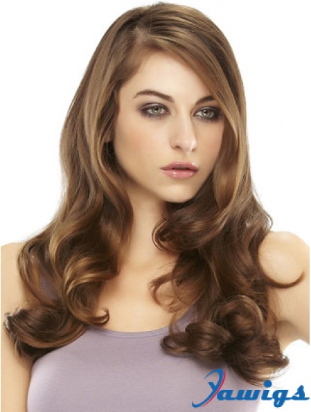 Cheap Auburn Wavy Long Hair Falls & Half