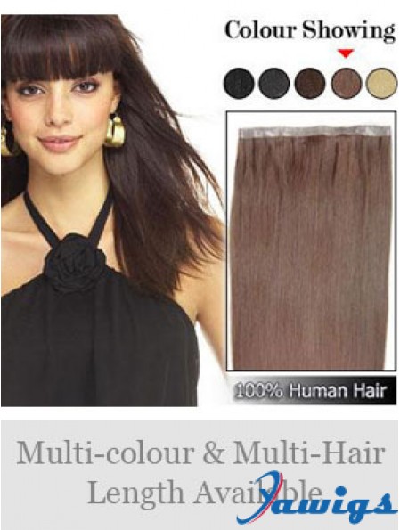 Straight Remy Human Hair Auburn Discount Weft Extensions