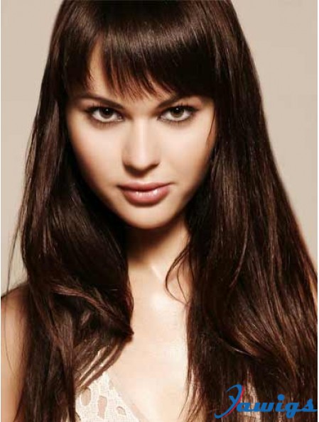 Remy Human Hair Auburn Fringe Extensions