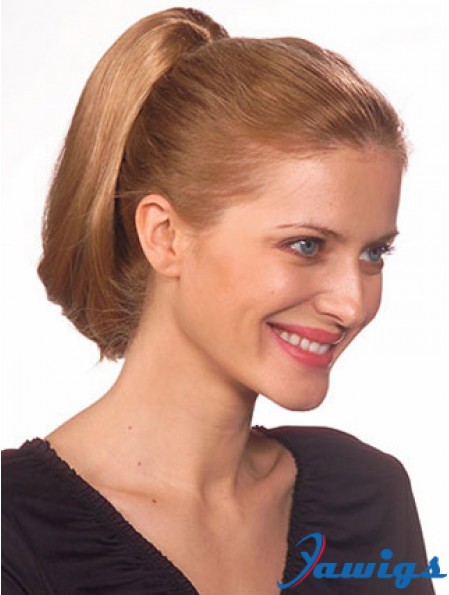 Fashionable Straight Brown Ponytails